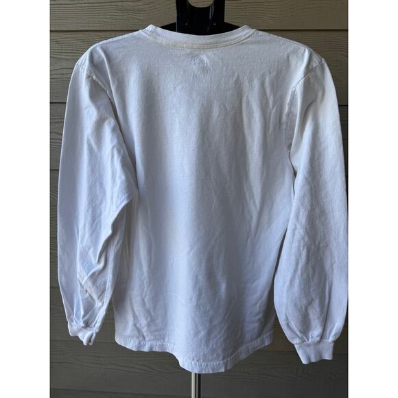 Adidas Los Angeles Lakers Long Sleeve Basketball T-Shirt – Size Large - Picture 2 of 2